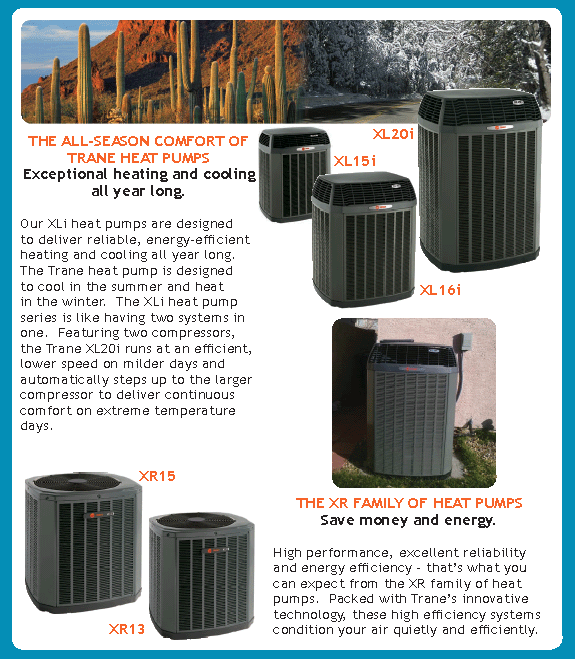 TRANE HEAT PUMPS